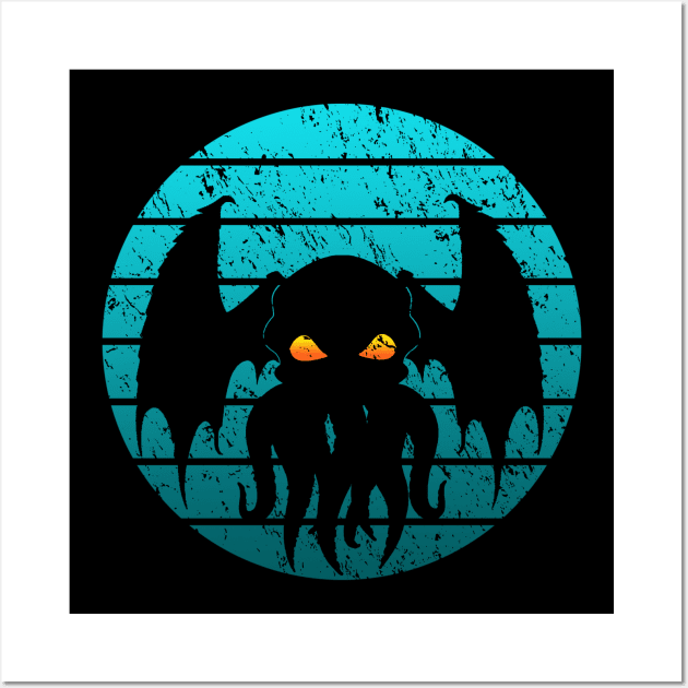 Cthulhu Rising Wall Art by Tip-Tops